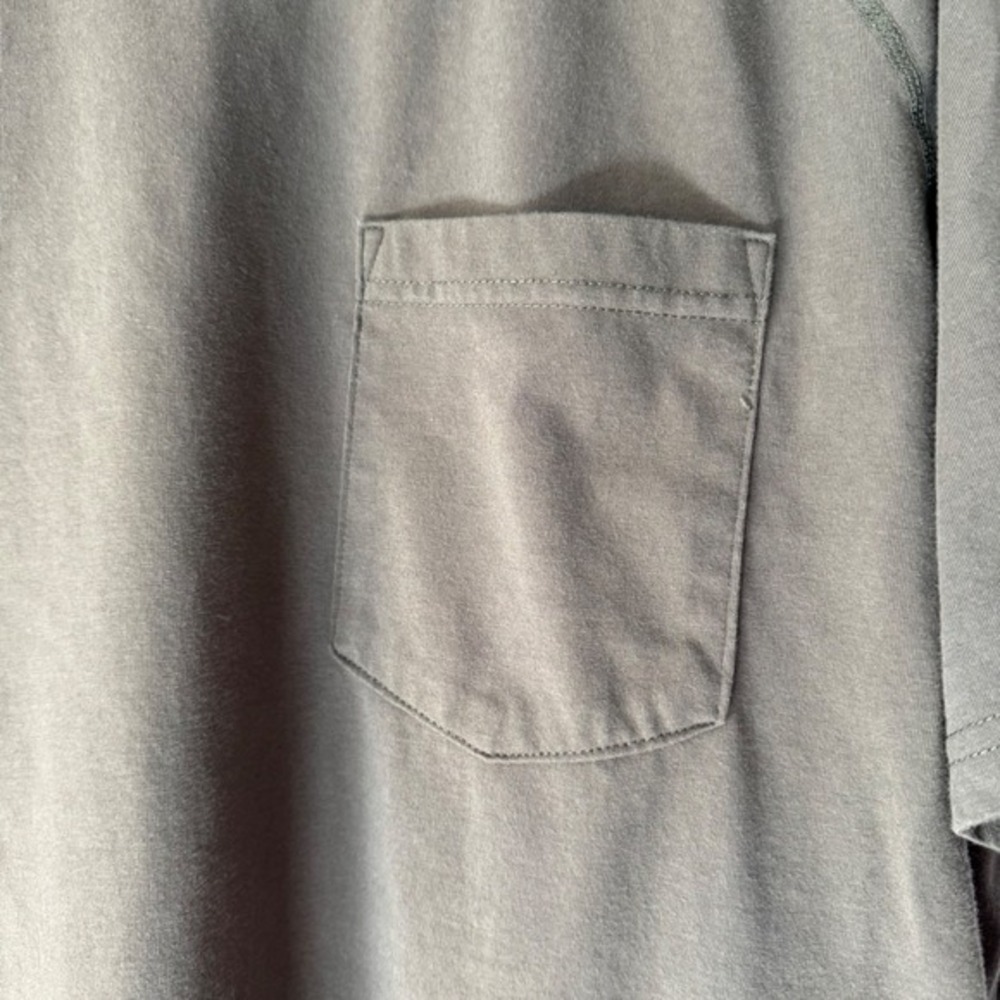 Rugged Elements Mens XXL Olive Green Pocket Tee Durable Utility‎ Raglan T-Shirt - Picture 4 of 8